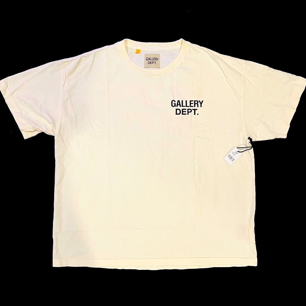 *** GALLERY DEPT SOUVENIR TEE CREAM/ORANGE ***